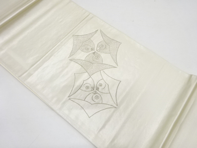 家紋模様刺繍袋帯